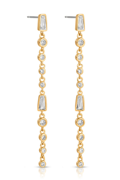 Crystal Linear Earrings