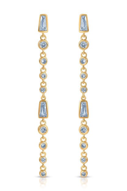 Crystal Linear Earrings