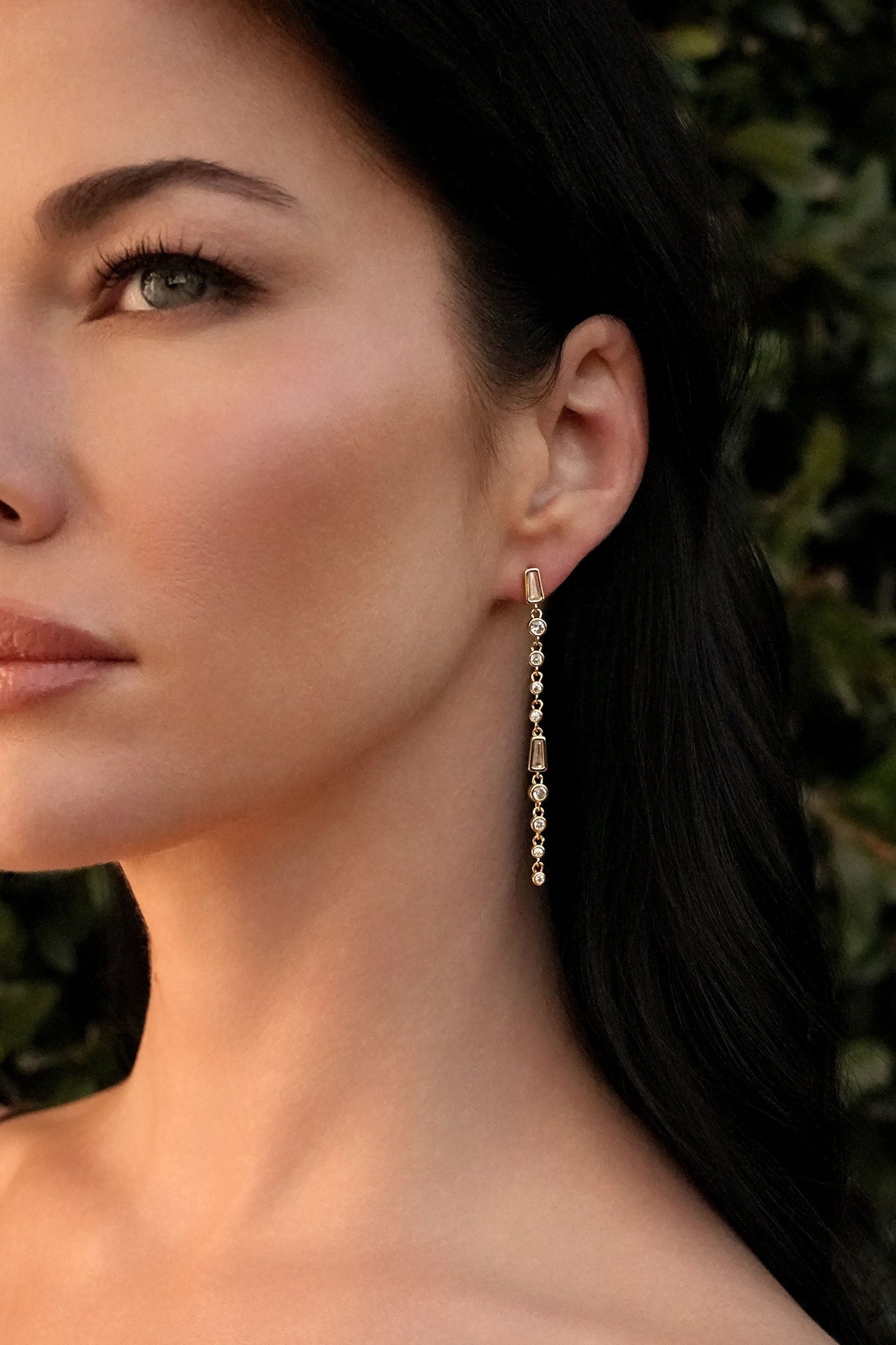 Crystal Linear Earrings