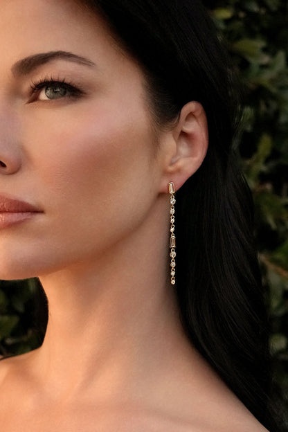 Crystal Linear Earrings