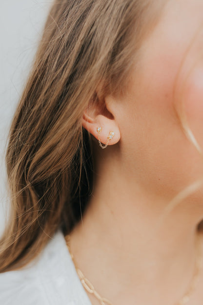 The Julia Double Stud Earrings
