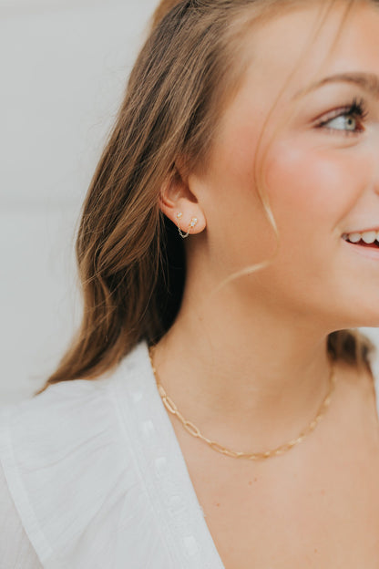 The Julia Double Stud Earrings