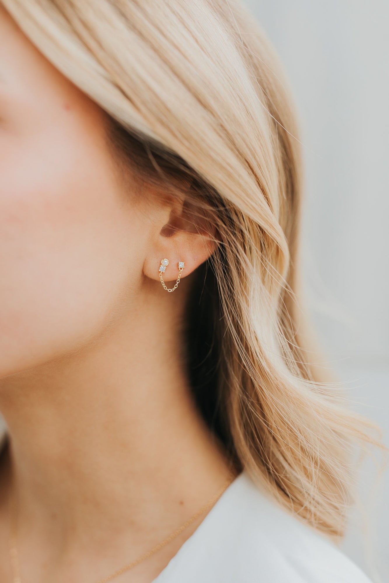 The Julia Double Stud Earrings