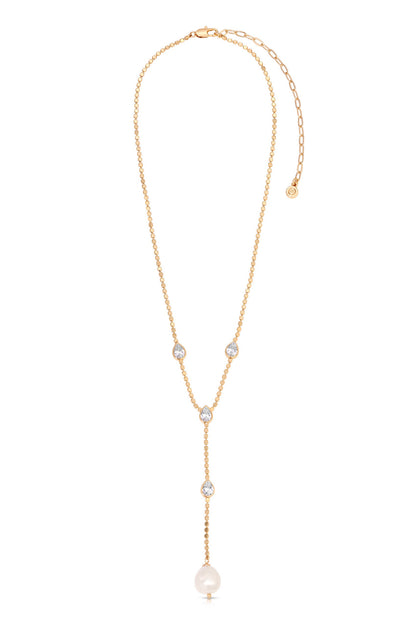 Dripping Crystal Lariat