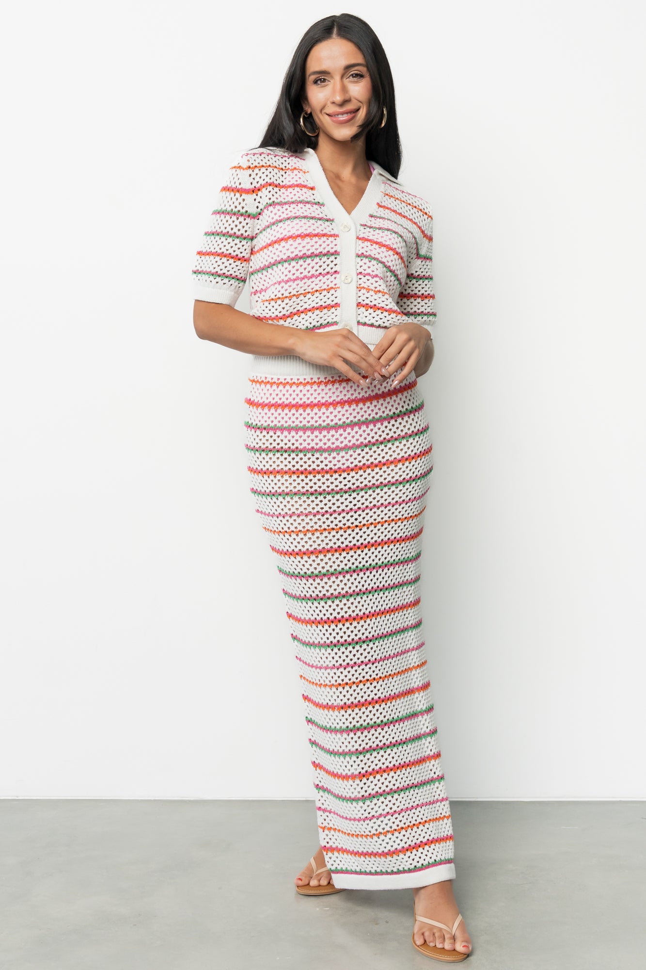 Viento Skirt | Multi Stripe