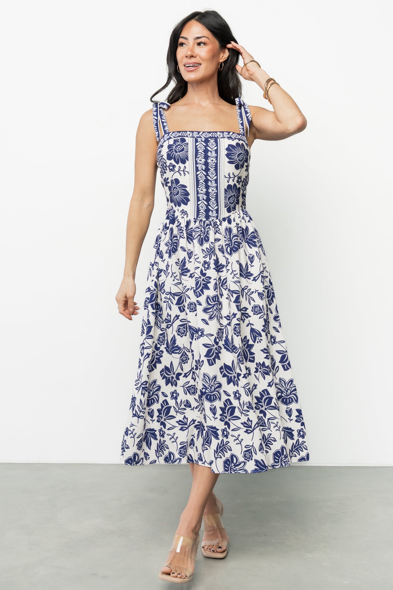 Isabel Midi Dress | Blue Print