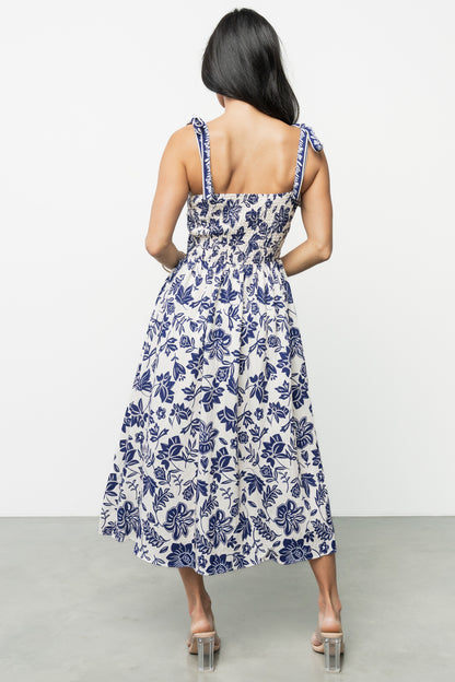 Isabel Midi Dress | Blue Print