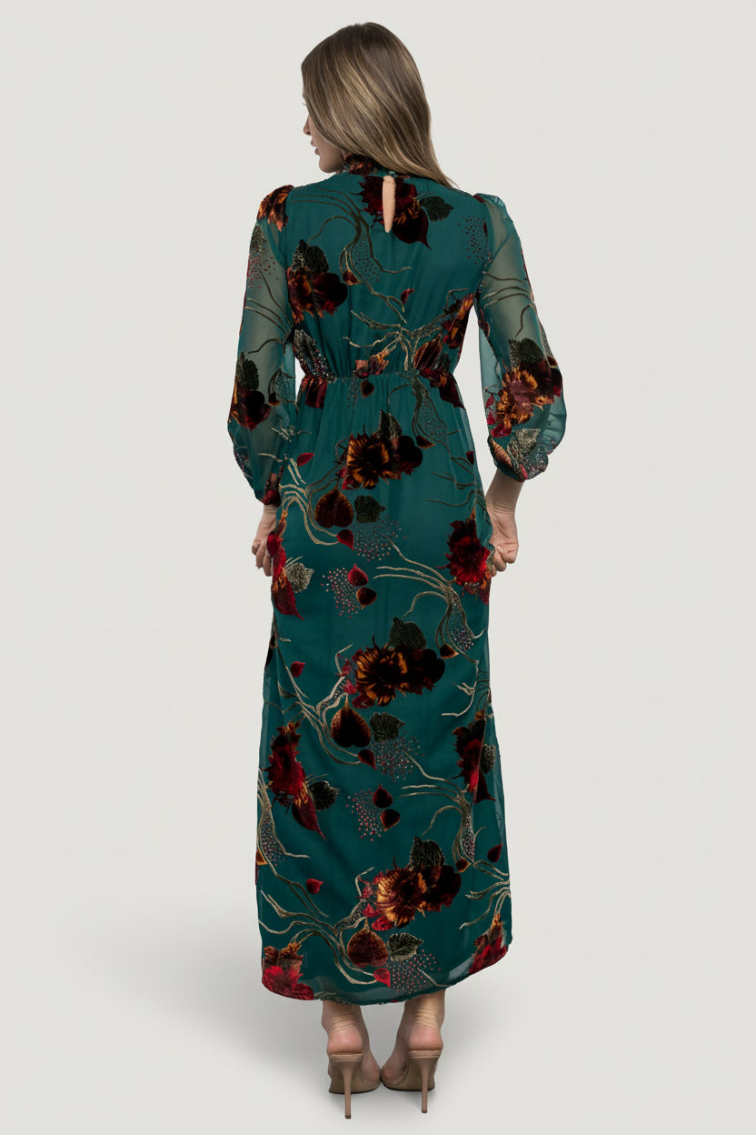 Baltic Born Womens Caspian Maxi Dress | Jade Multi