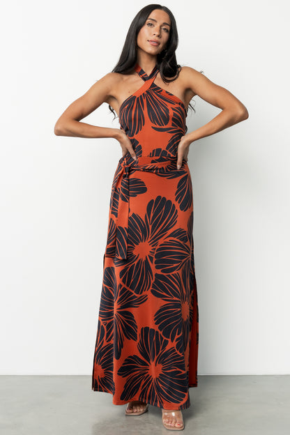 Palma Column Dress | Sienna + Navy