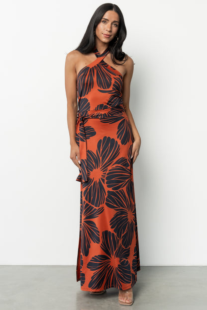 Palma Column Dress | Sienna + Navy