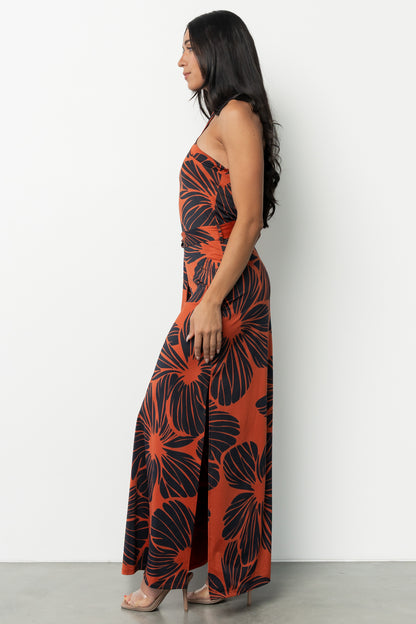 Palma Column Dress | Sienna + Navy