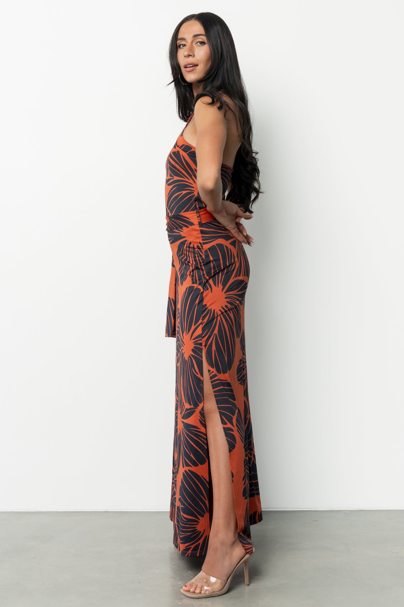 Palma Column Dress | Sienna + Navy