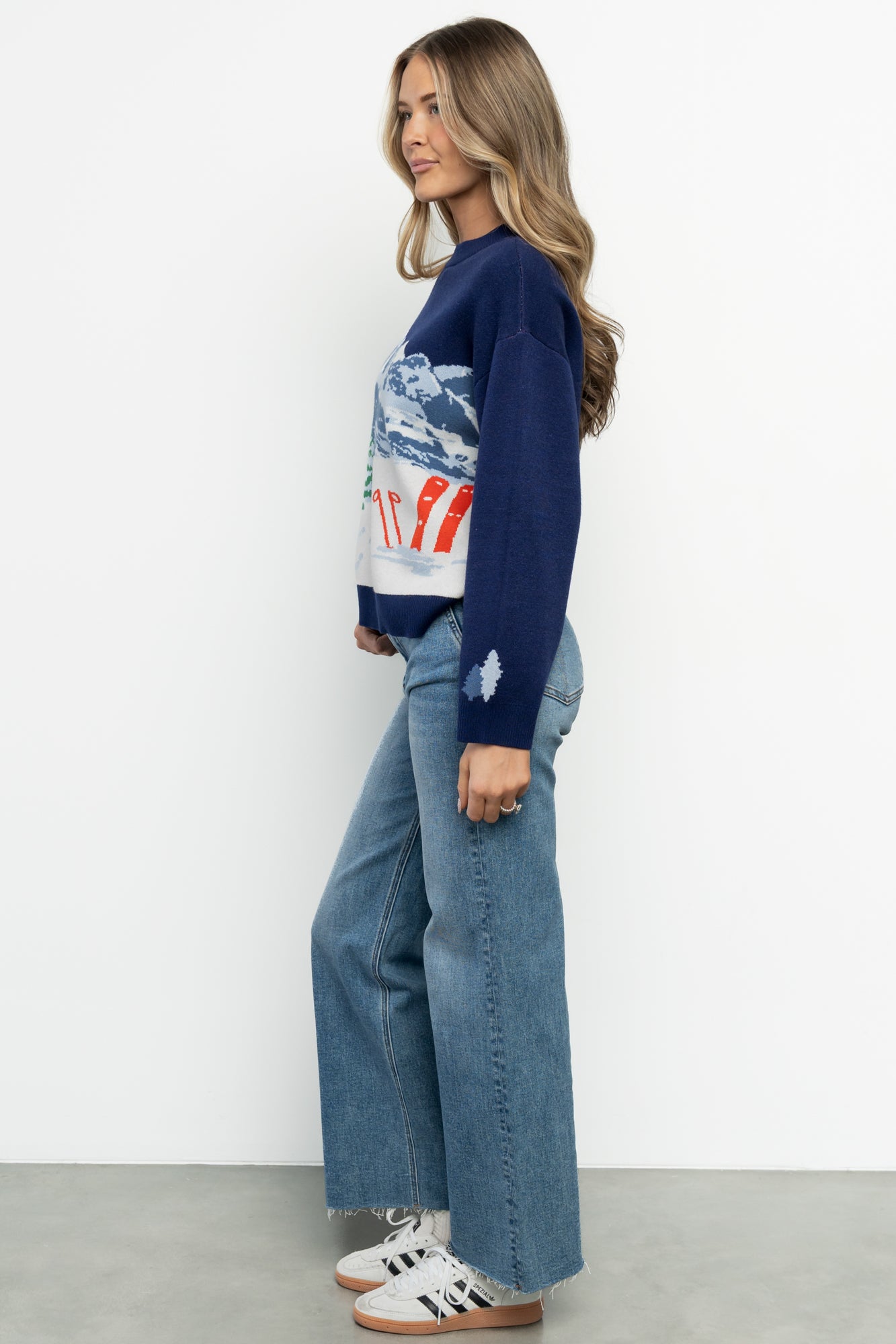 Kobi Sweater | Navy Multi