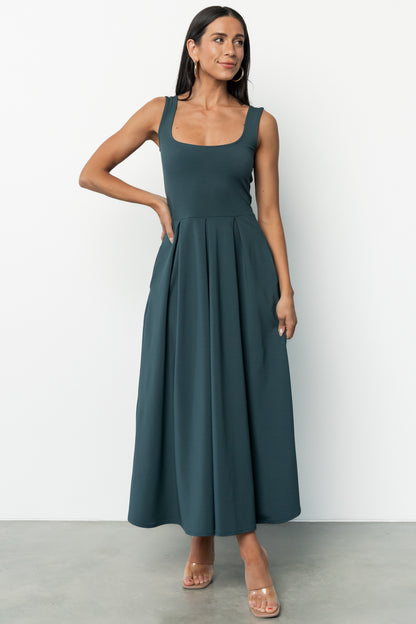 Giavanna Maxi Dress | Dark Green