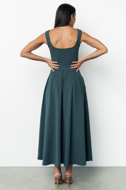 Giavanna Maxi Dress | Dark Green