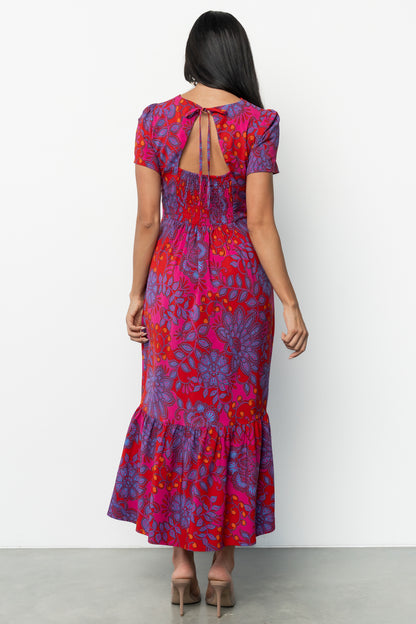 Gwen Maxi Dress | Fuchsia Print