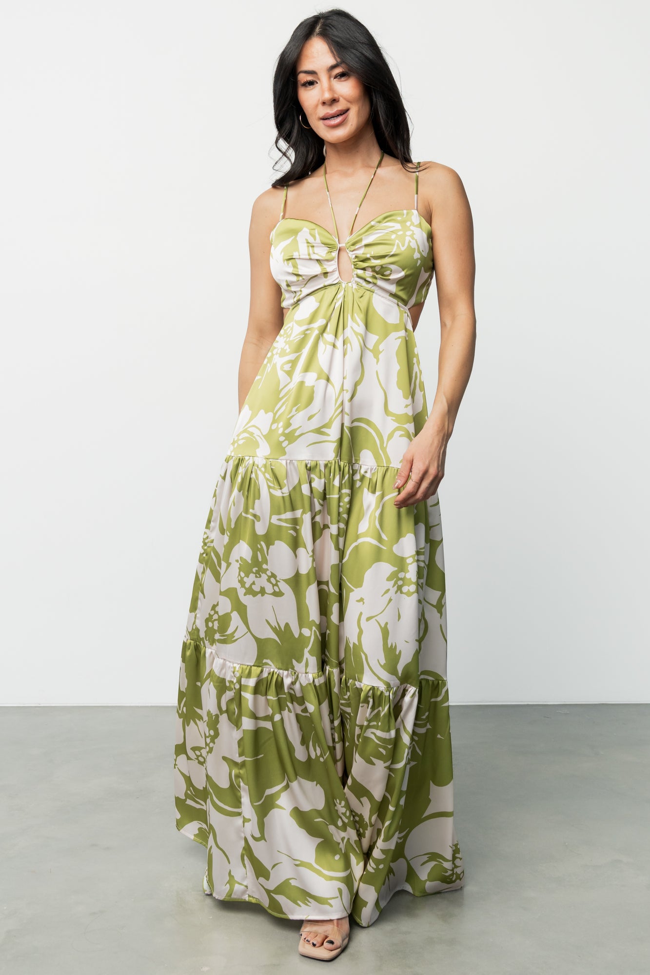 Querida Maxi Dress | Green Floral