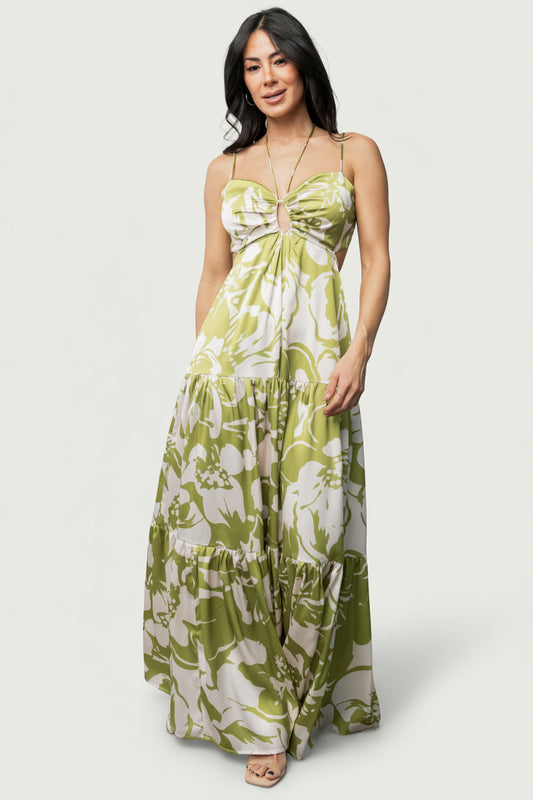 jade green dress uk Jade satin corset cowl prom dress ballgown – Deja Elite Boutique main image 1