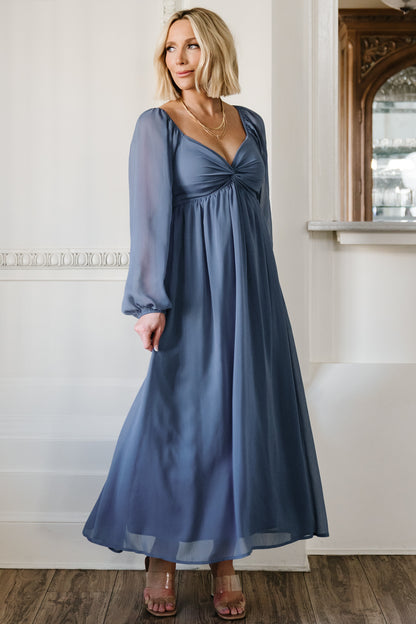 Dione Midi Dress | Blue