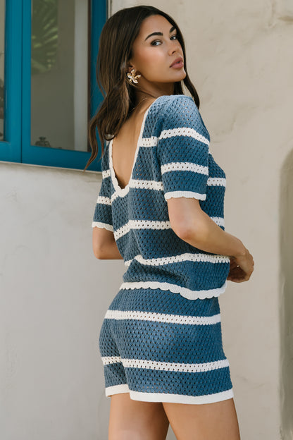 Playa Crochet Set | Blue + Natural