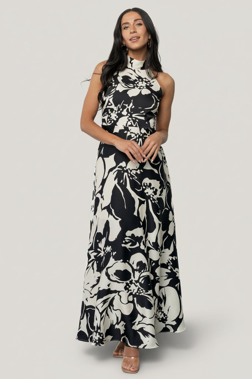 Melodía Halter Maxi Dress