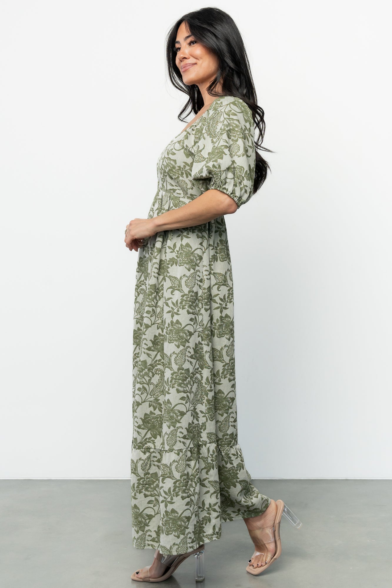 Giuliana Dress | Green Print