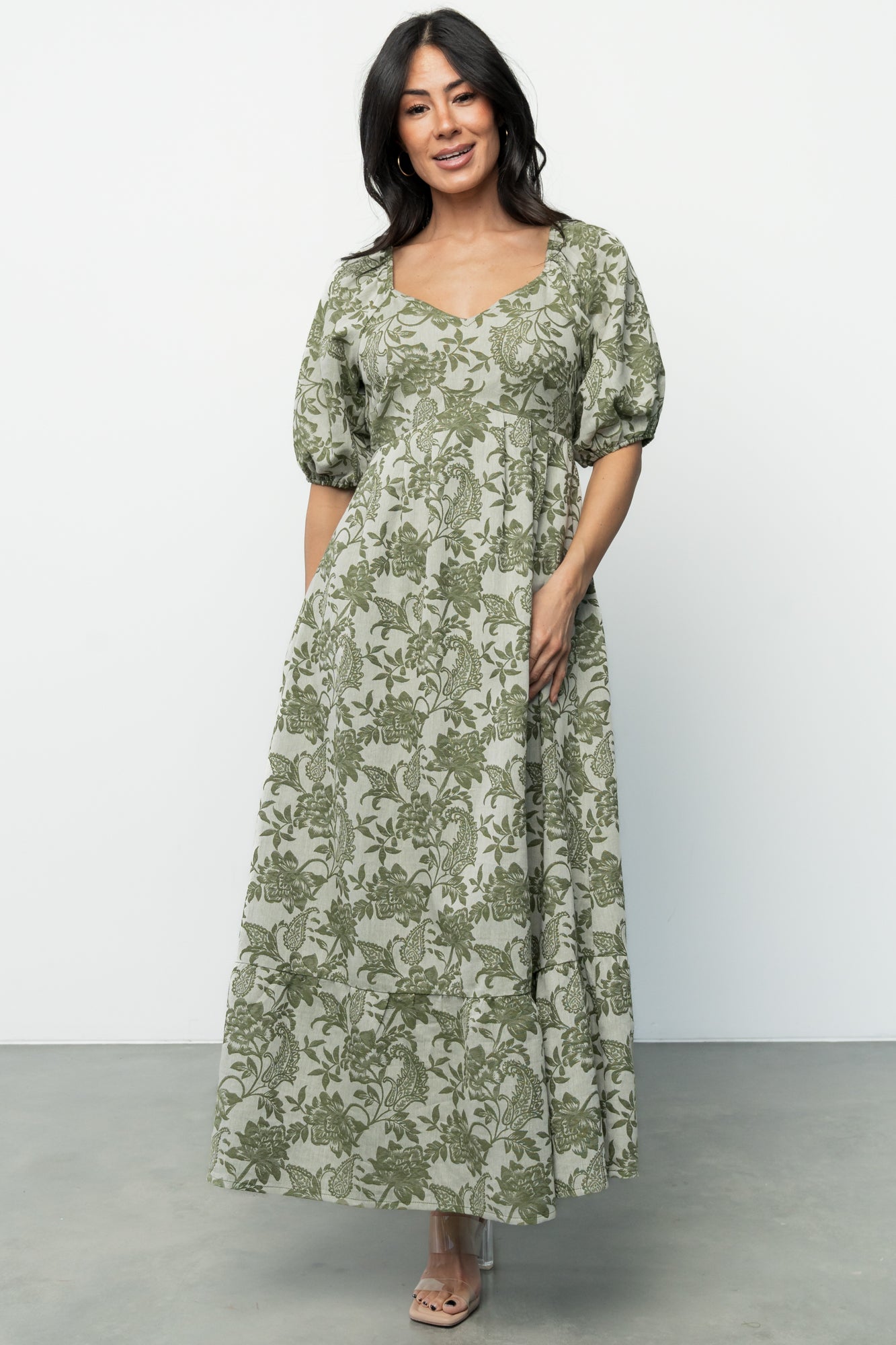 Giuliana Dress | Green Print