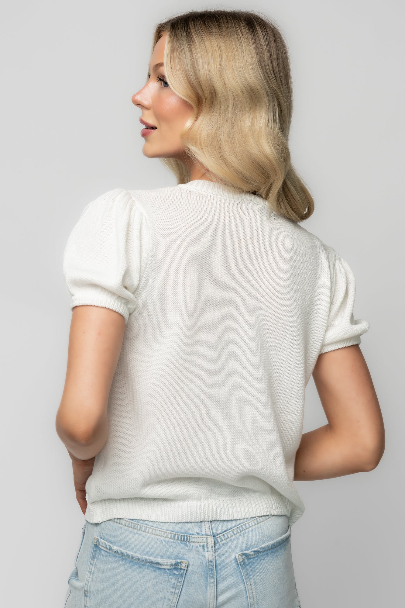 Eulalie Floral Cardigan | Off White