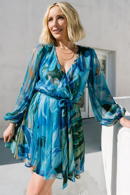 Rev Mini Dress | Cobalt Multi