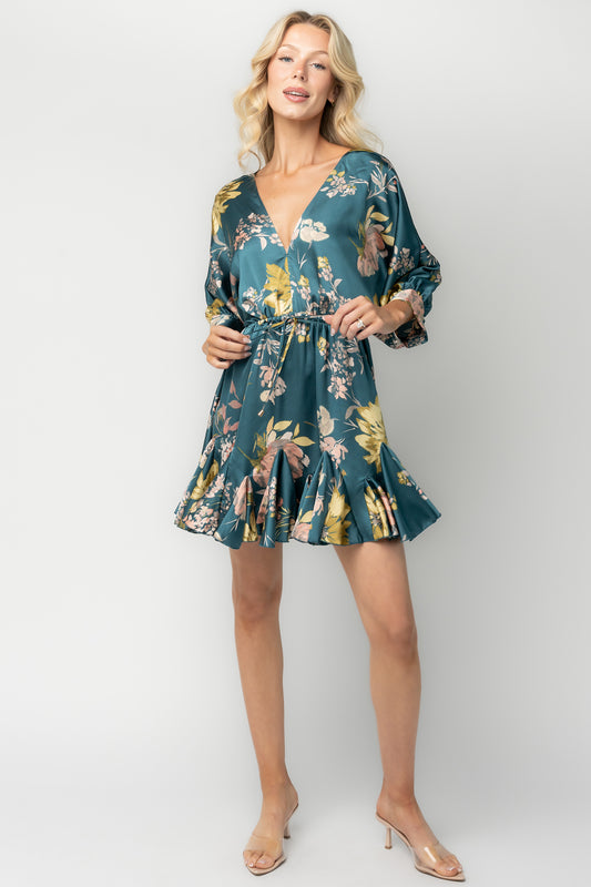 slim fit dress slacks Teal Spaghetti Strap V-Neck A-Line Teal Dresses, CP0110 US8 / Pic B main image 0