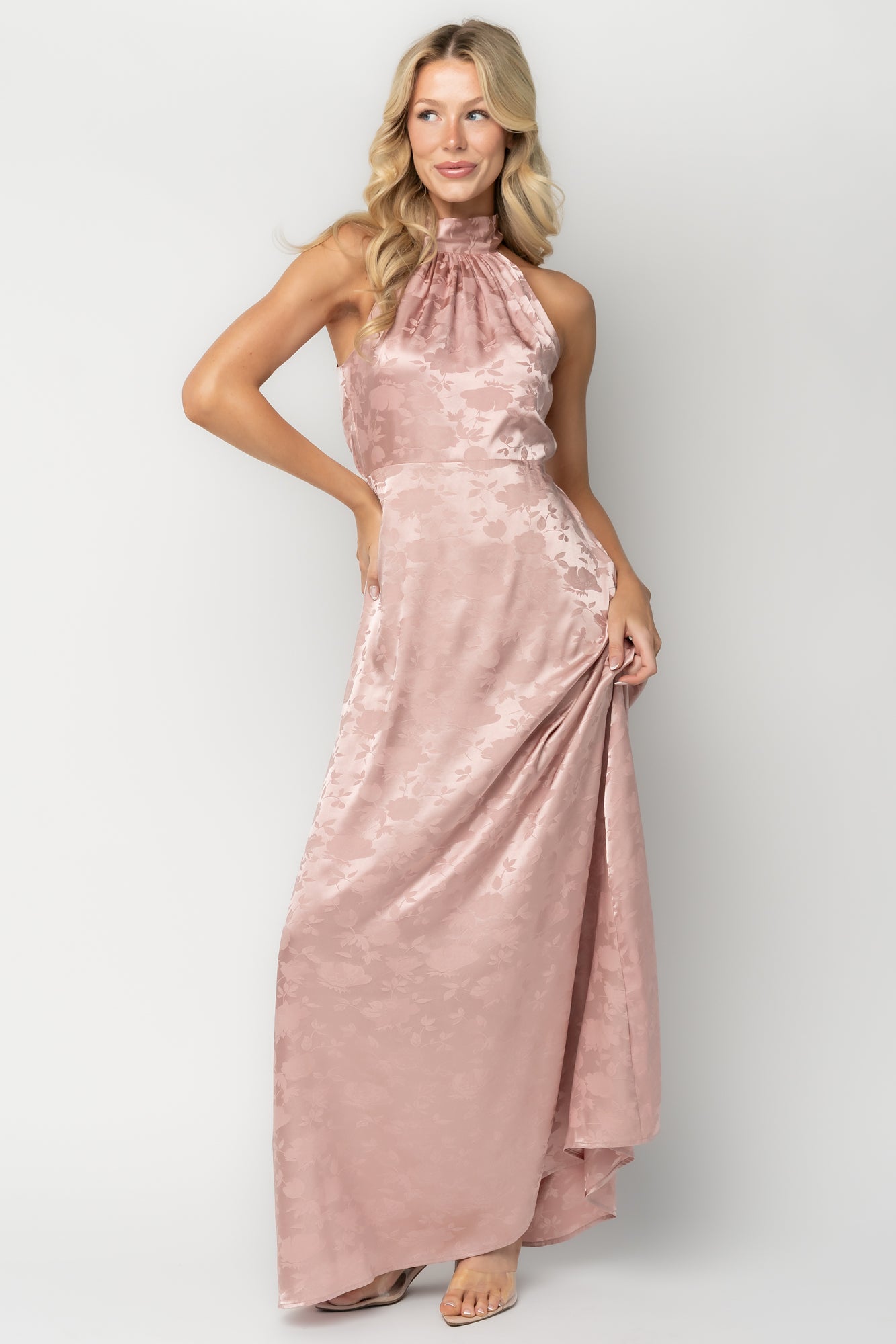 green emerald velvet dress Milan Mermaid Satin Evening Gown-Ruby 12 main image 0