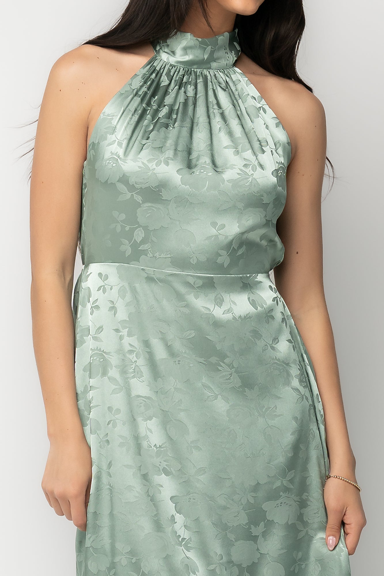 Milan Halter Maxi Dress | Sage