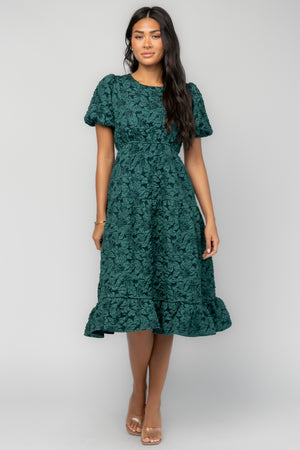 Henrietta Midi Dress | Green