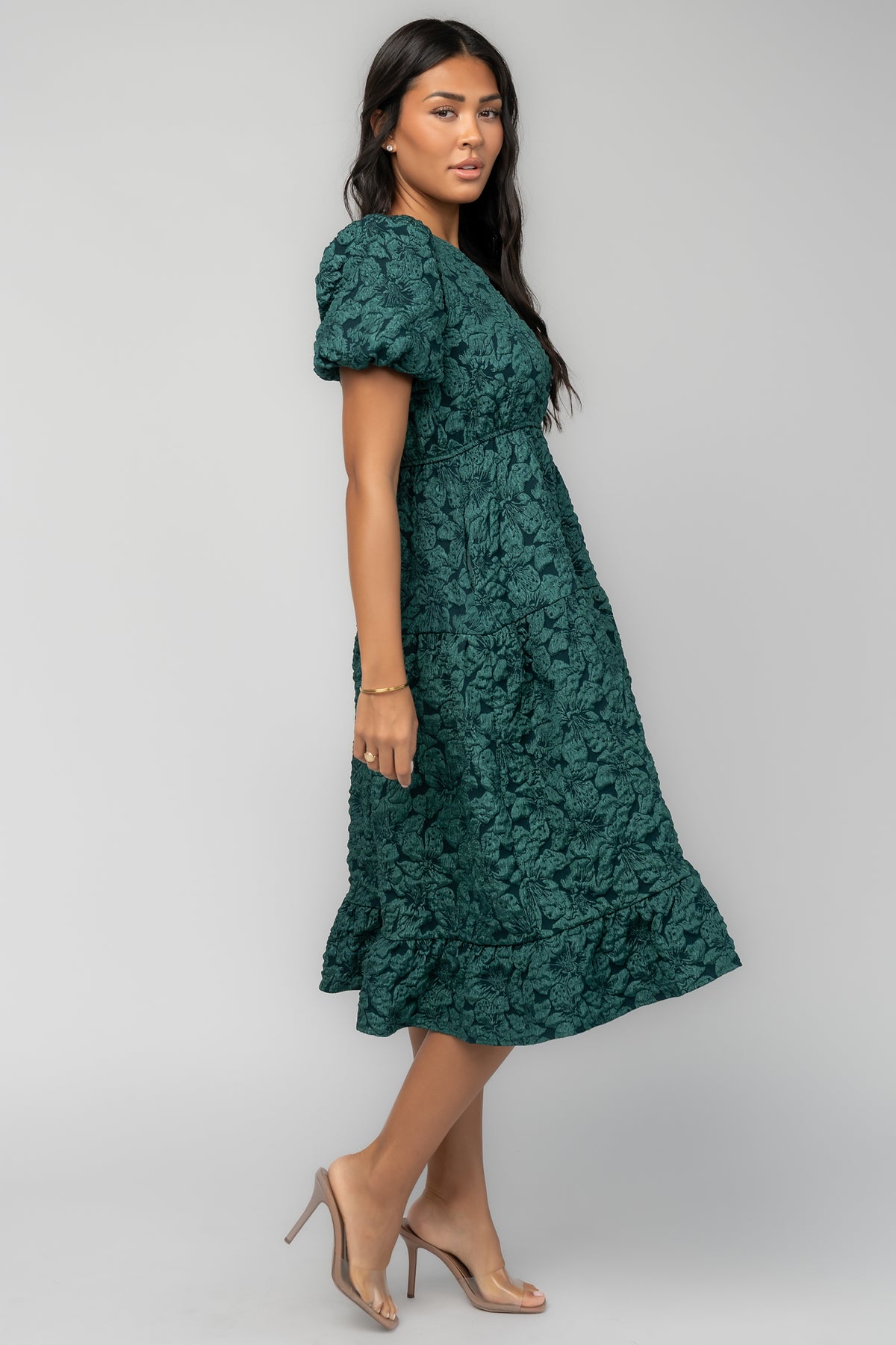 Henrietta Midi Dress | Green