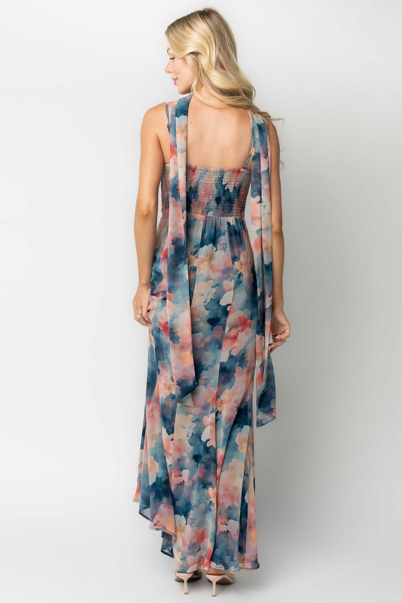 Province Maxi Dress | Blue Multi