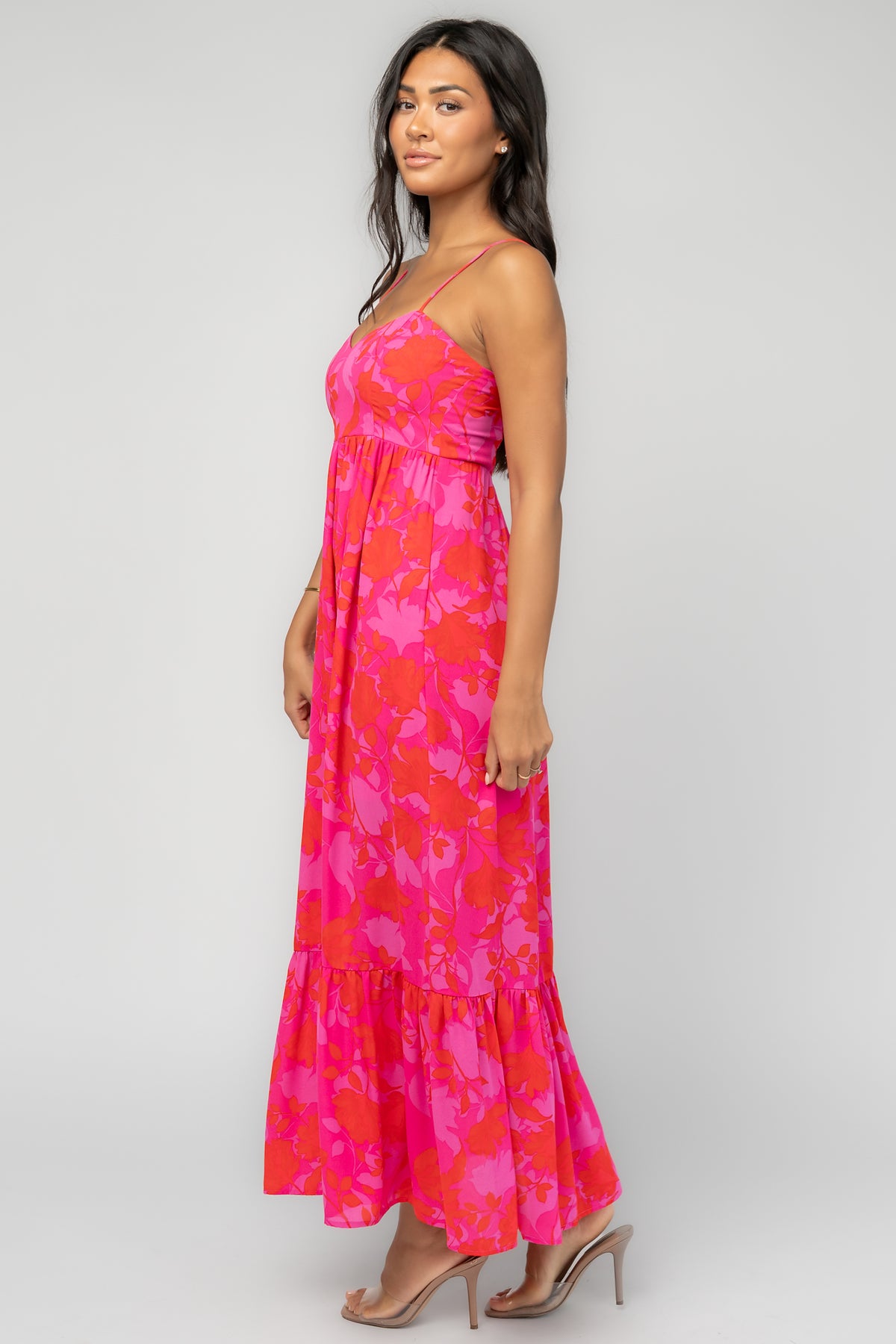 Cecilia Tank Maxi Dress | Fuchsia Multi