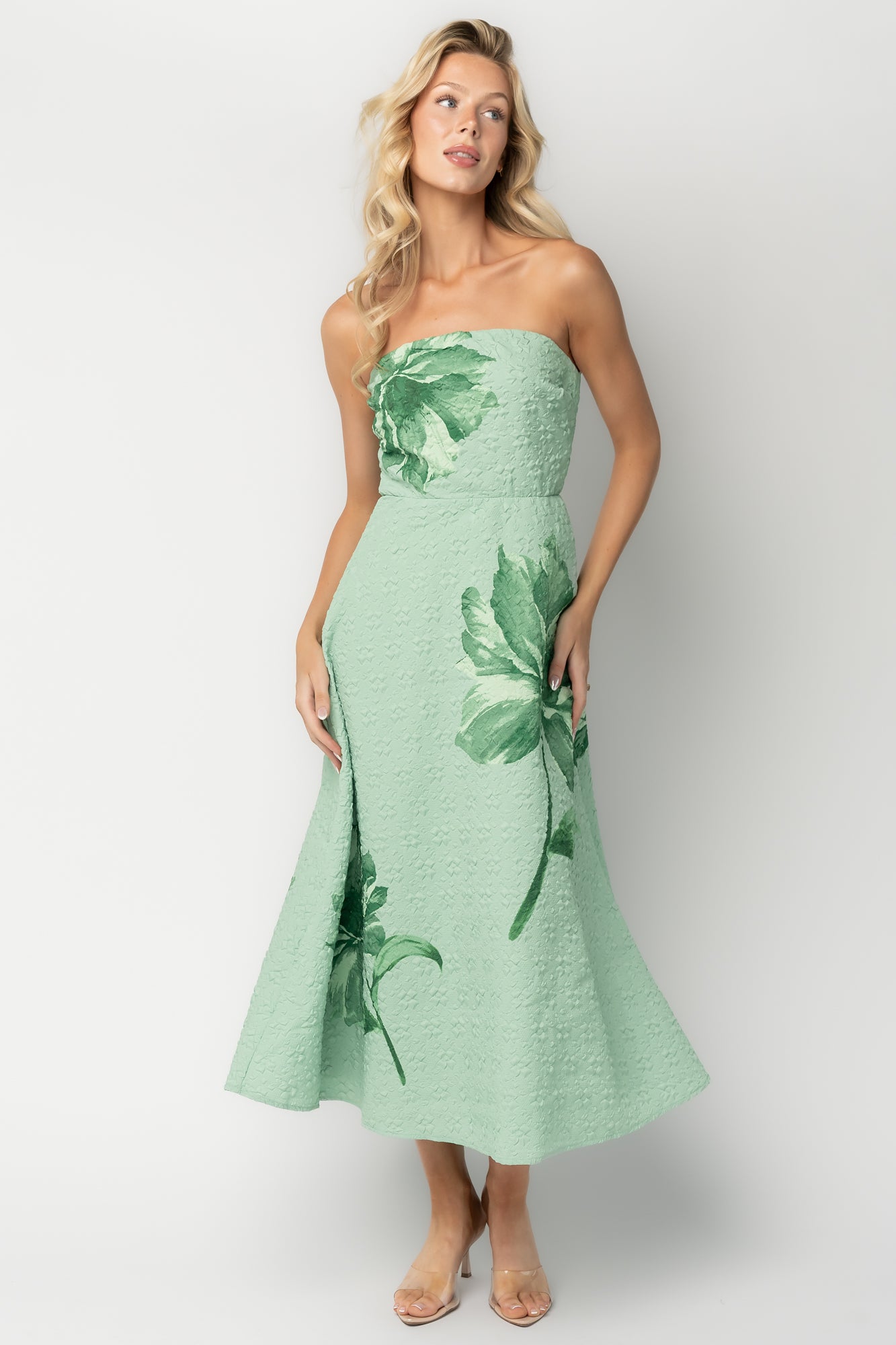 Genesis Strapless Midi Dress