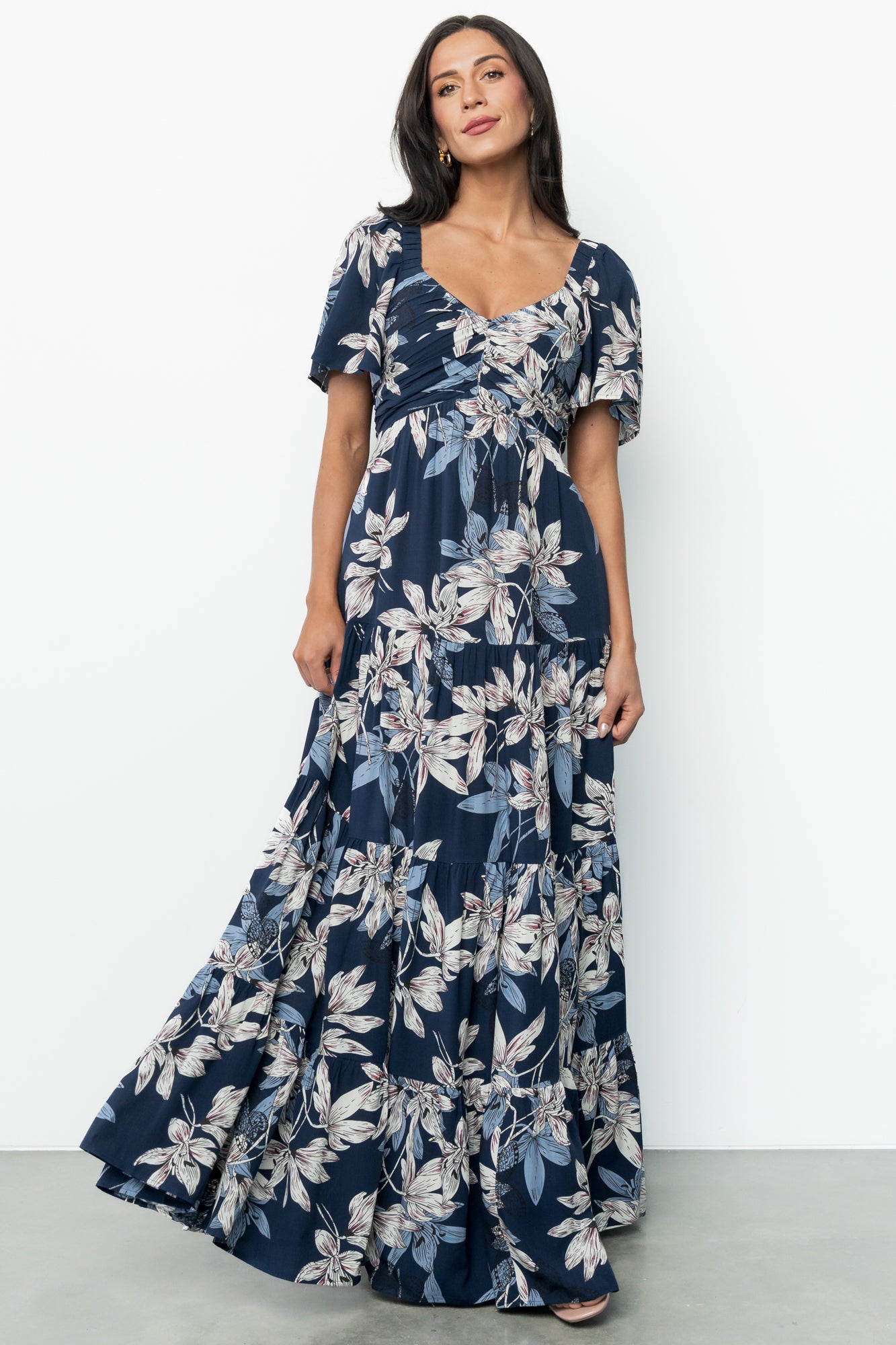 Villa Maxi Dress | Blue Floral