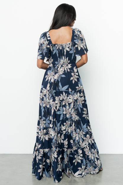 Villa Maxi Dress | Blue Floral