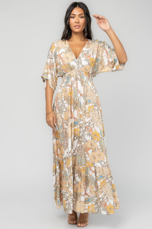 Christiana Maxi Dress | Multi Print