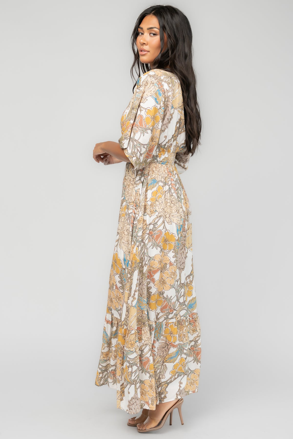 Christiana Maxi Dress | Multi Print