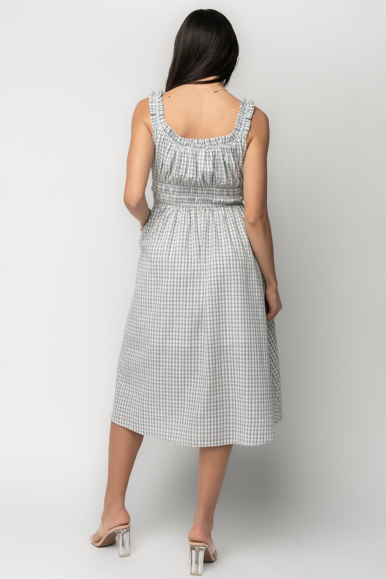 Meadow Dress | Light Blue Gingham