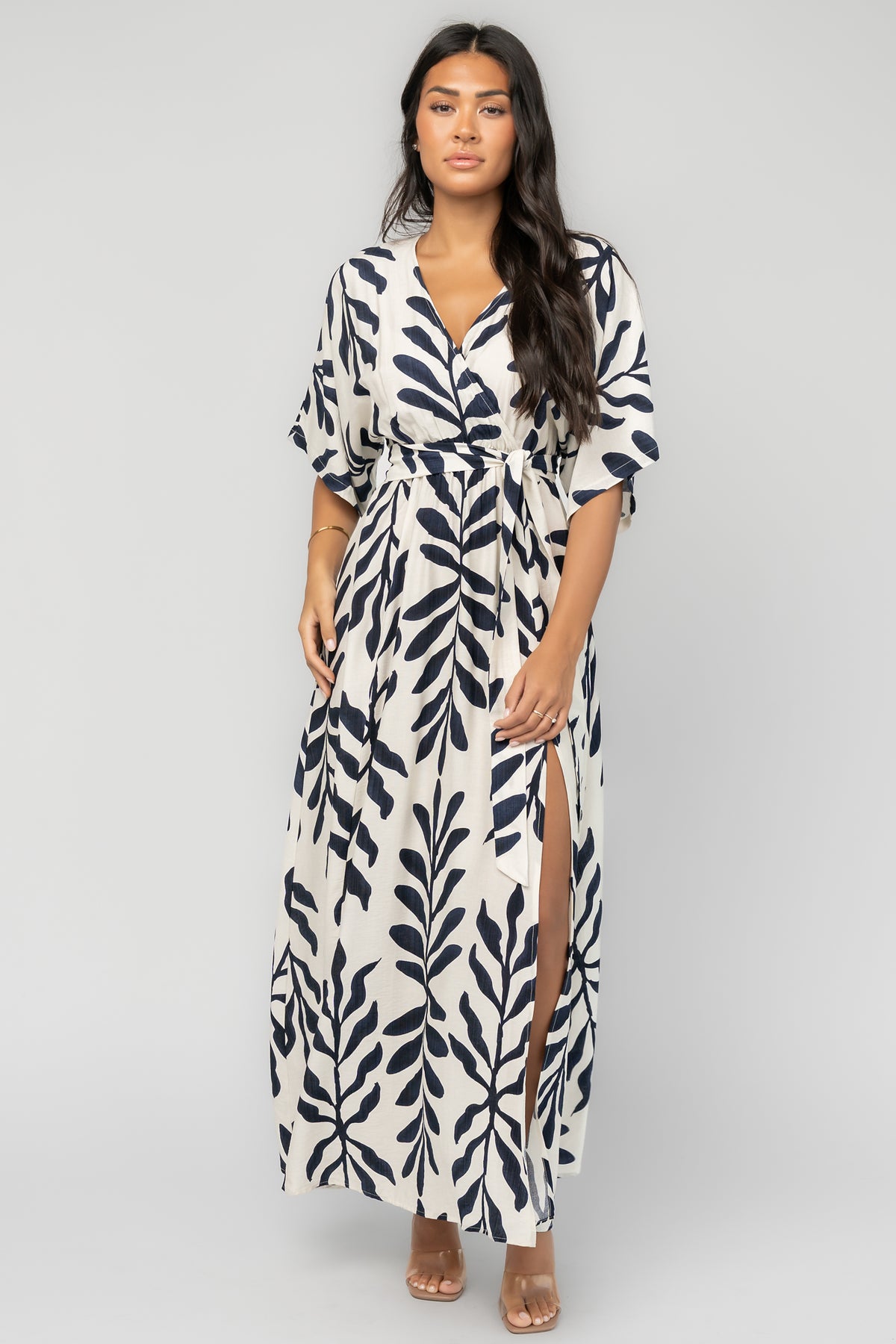 Nerissa Maxi Dress | Navy Print