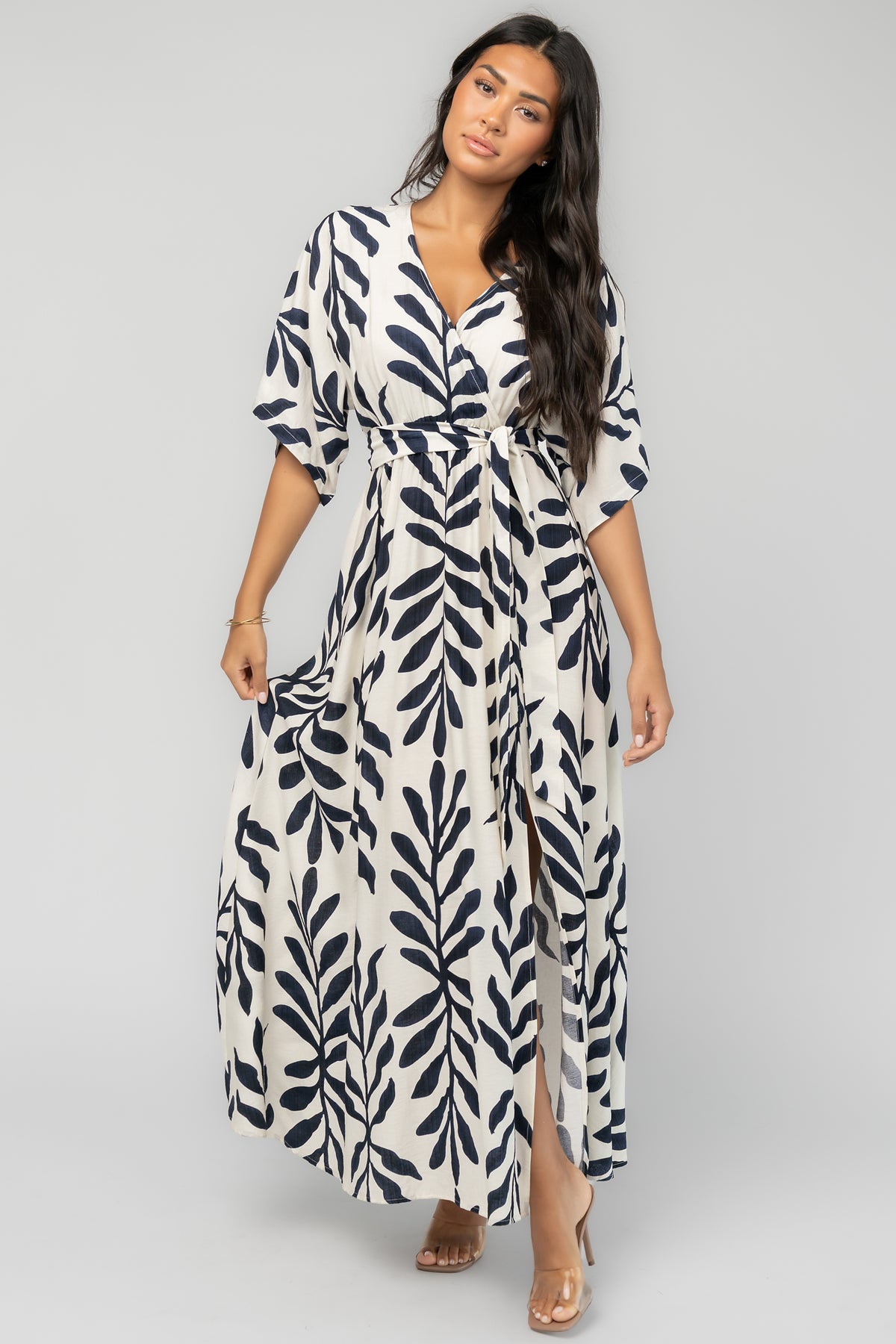 Nerissa Maxi Dress | Navy Print