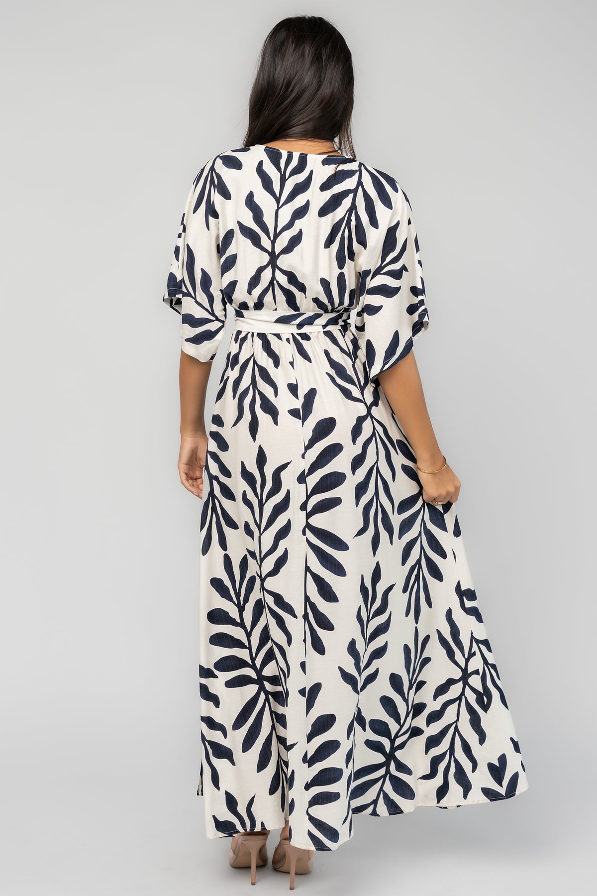 Nerissa Maxi Dress | Navy Print