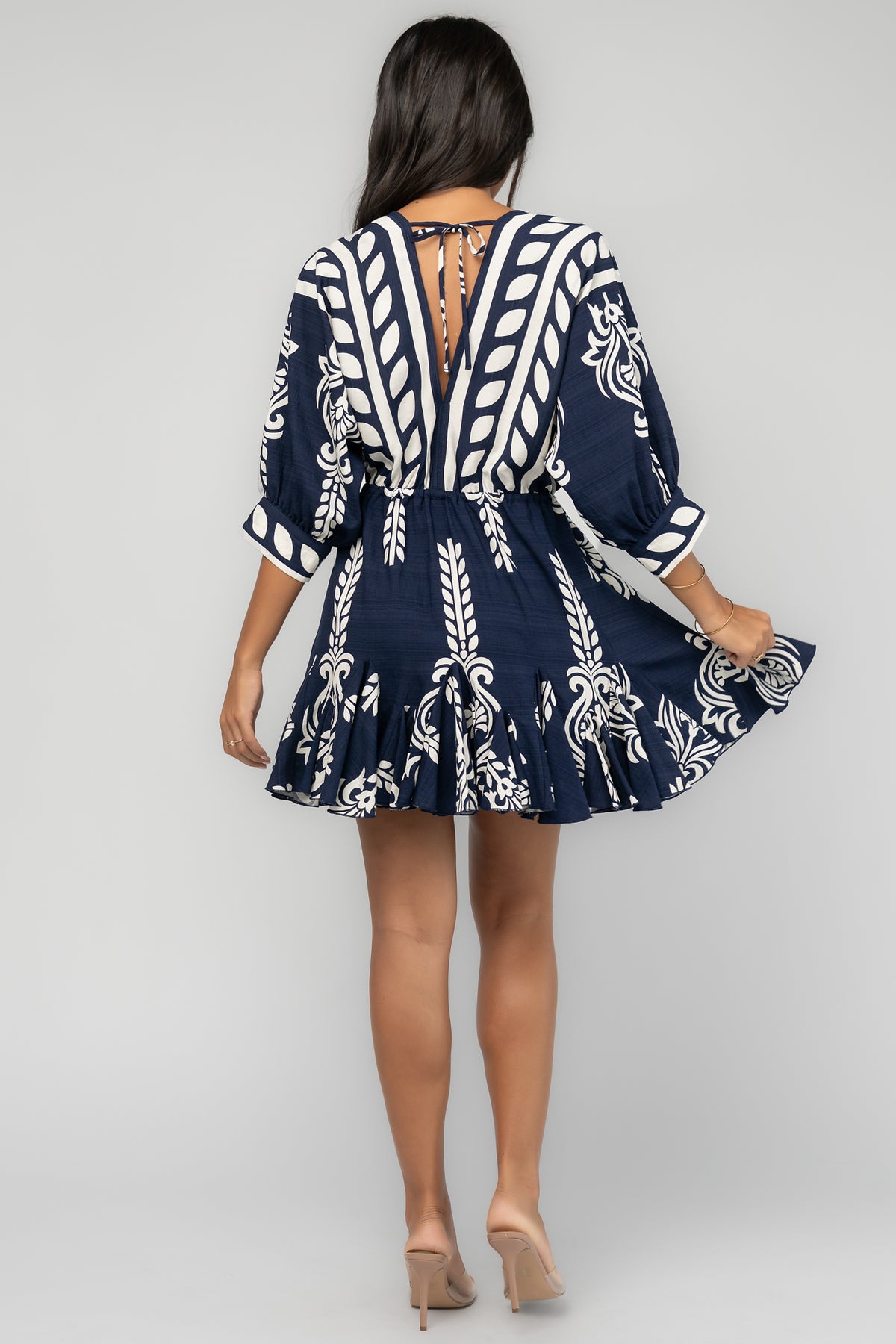 Anela Short Dress | Navy
