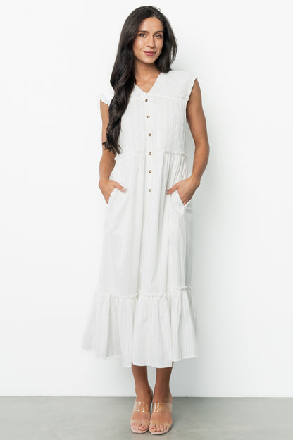 Luisa Midi Dress | Off White