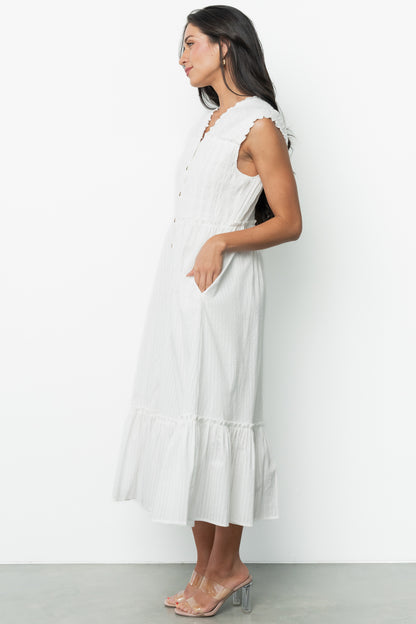 Luisa Midi Dress | Off White
