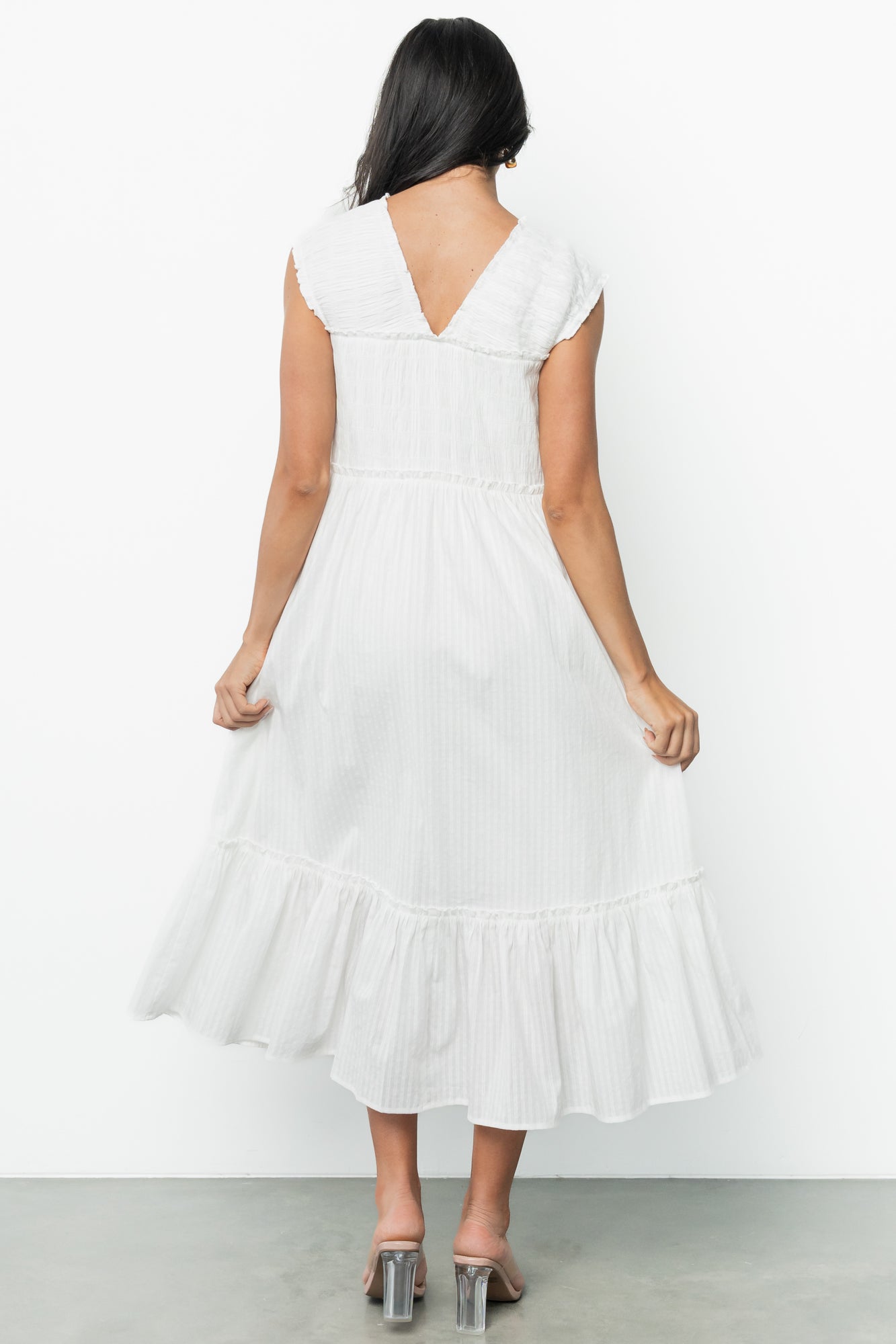 Luisa Midi Dress | Off White
