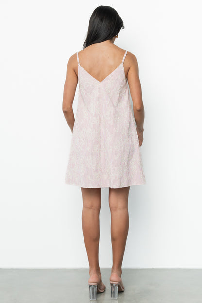 Nyra Short Dress | Red Stripe